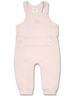 Baby Pink Organic Joey Overalls