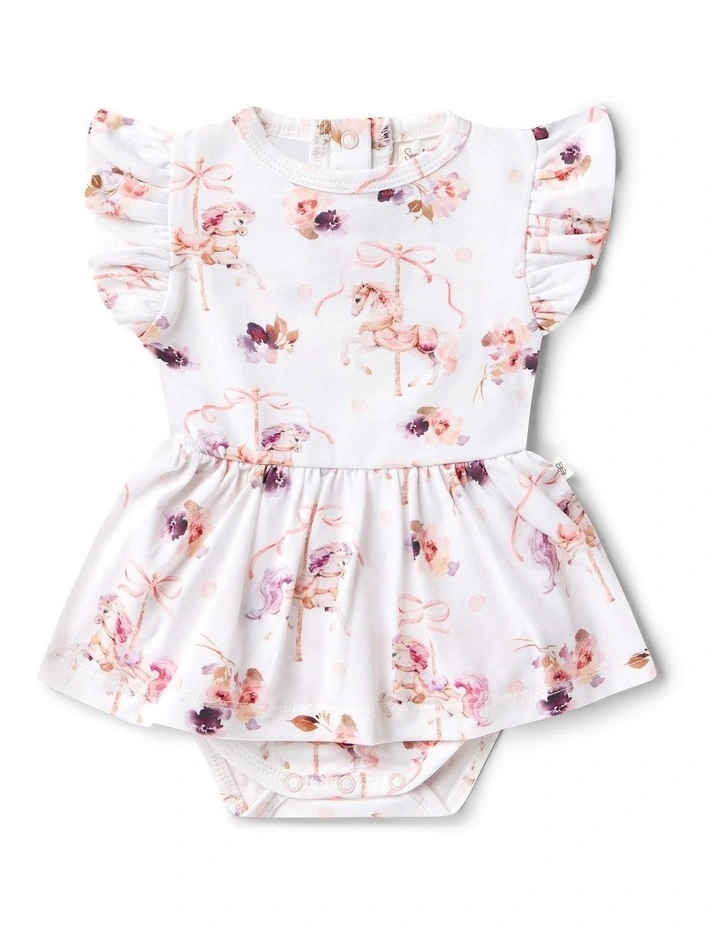 Carousel Short Sleeve Organic Dress image 1