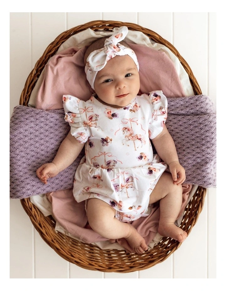 Carousel Short Sleeve Organic Dress image 2