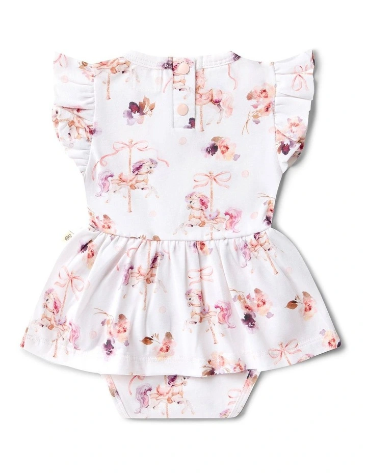 Carousel Short Sleeve Organic Dress image 3