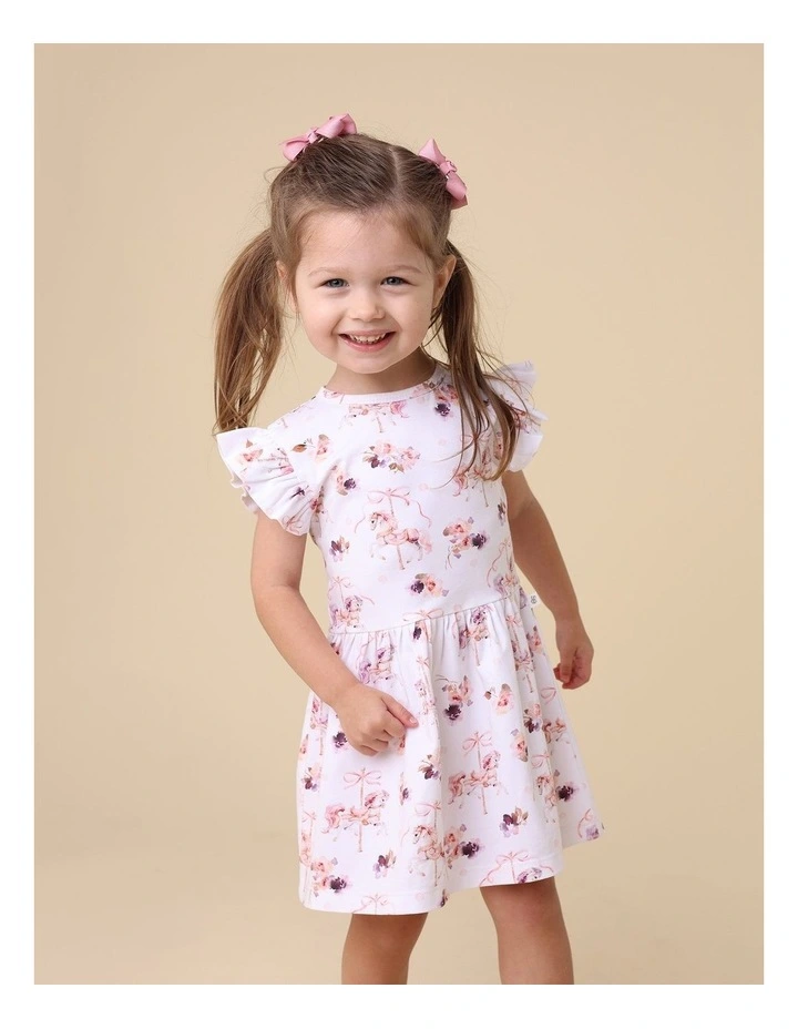 Carousel Short Sleeve Organic Dress image 4