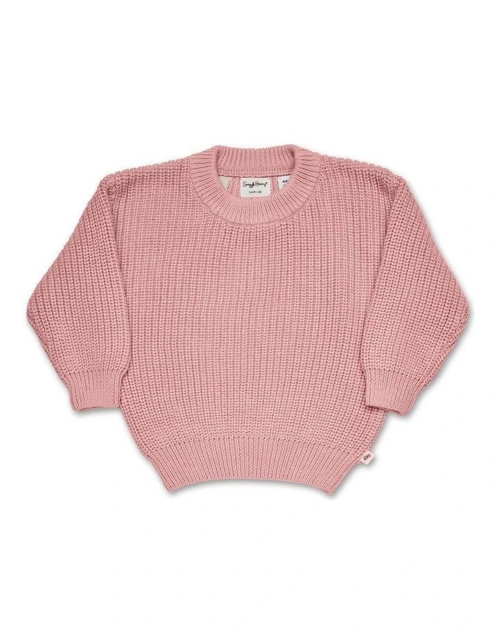 Rosa Oversized Cotton Knit Jumper image 1