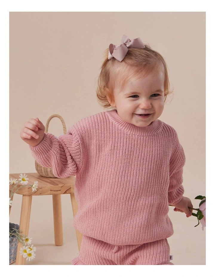 Rosa Oversized Cotton Knit Jumper image 6