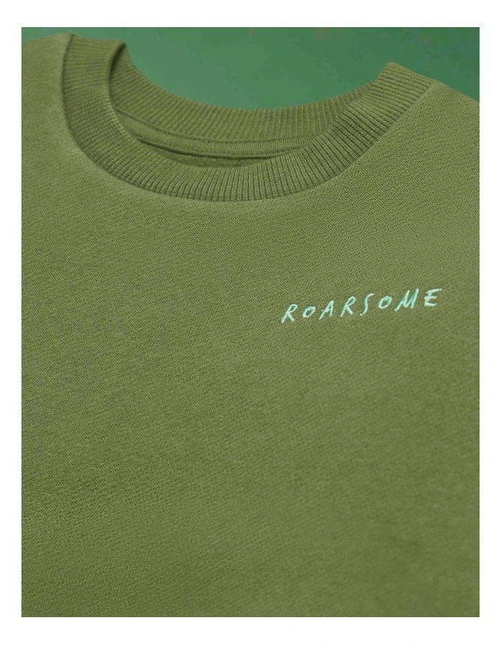 Organic Cotton Tracksuit - Forest Green image 3