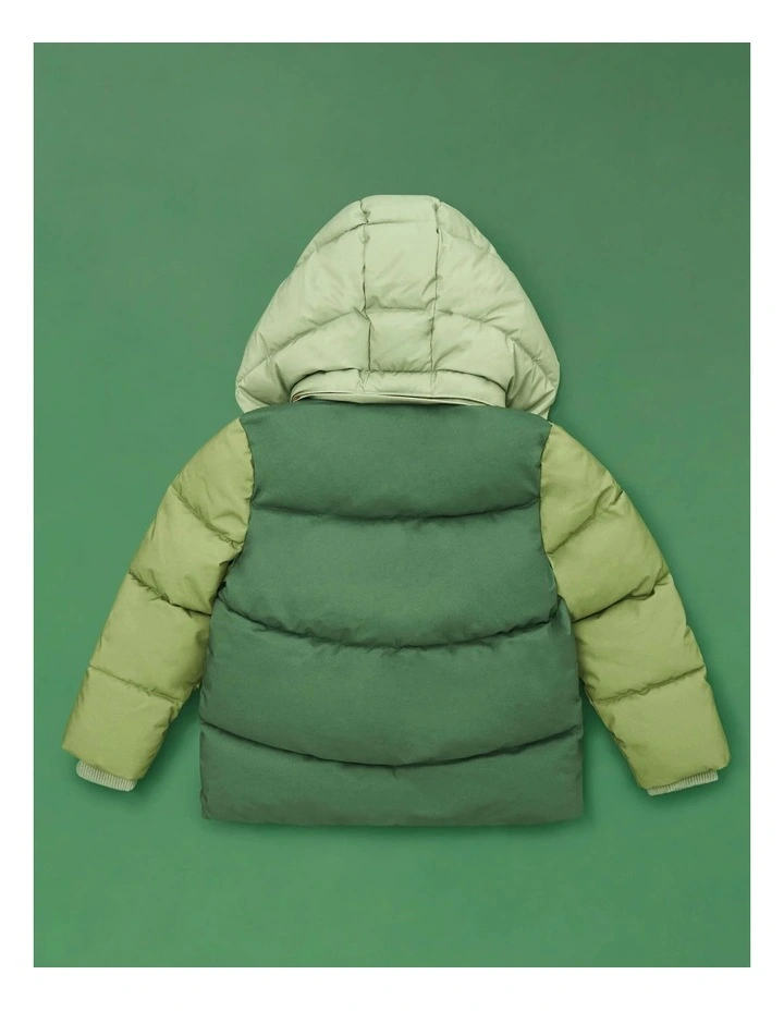 Roarsome Puffer Jacket - Forest Green image 4