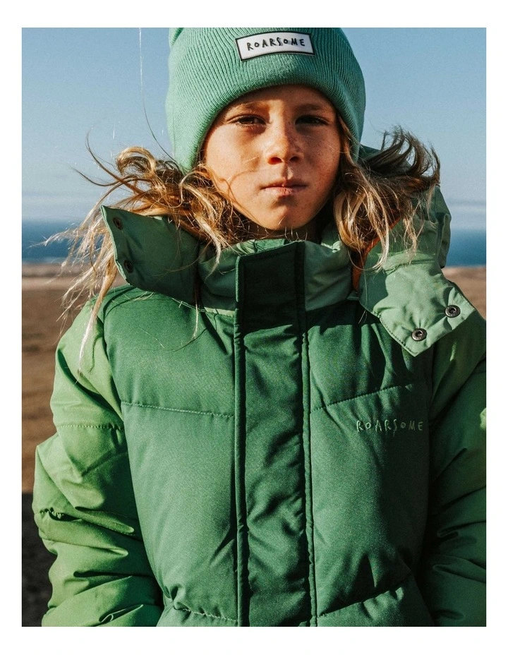 Roarsome Puffer Jacket - Forest Green image 7