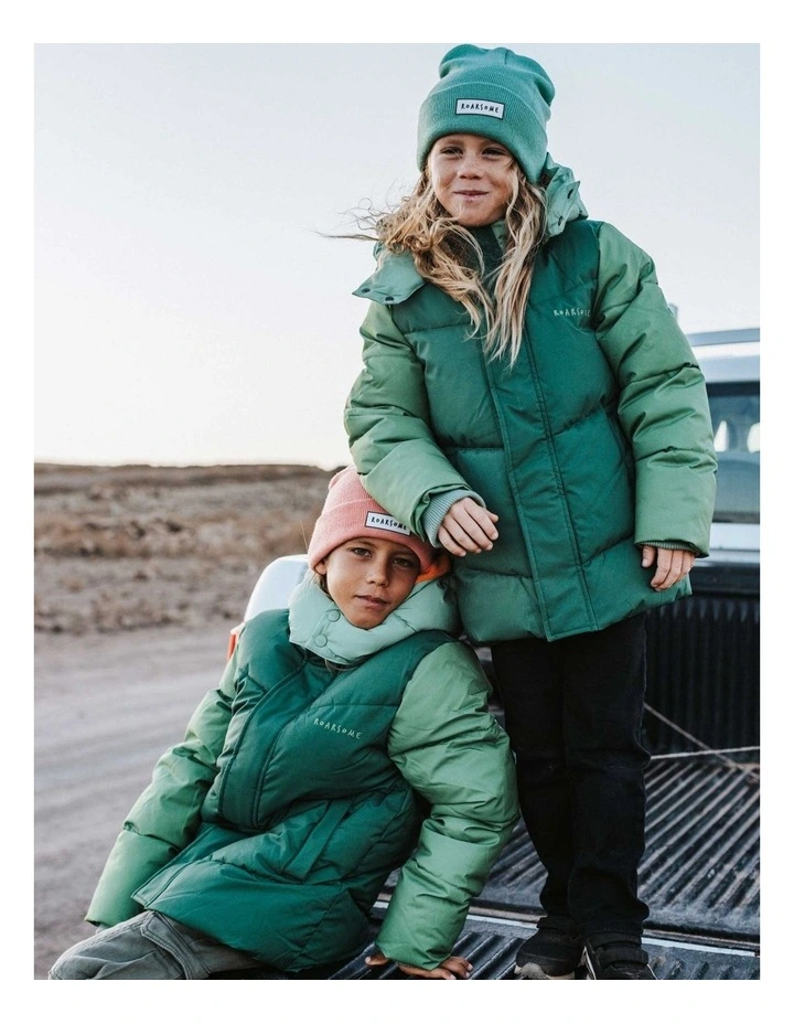 Roarsome Puffer Jacket - Forest Green image 5