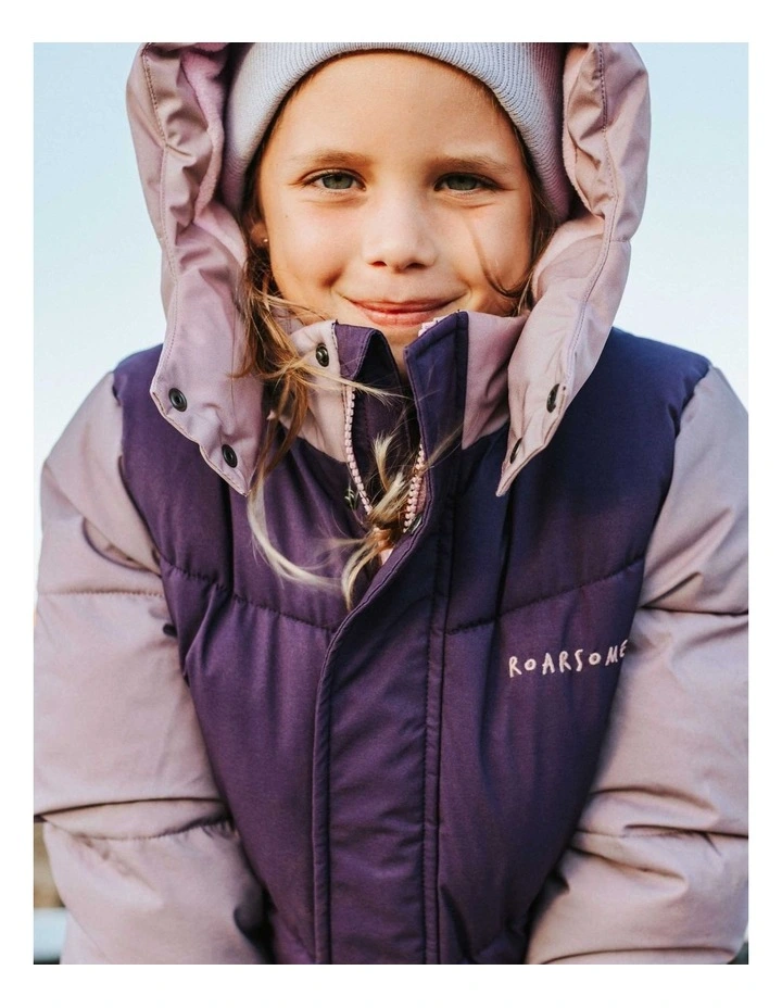 Roarsome Puffer Jacket - Twilight Purple image 4