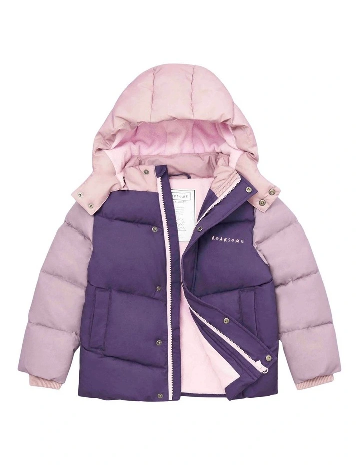 Roarsome Puffer Jacket - Twilight Purple image 1