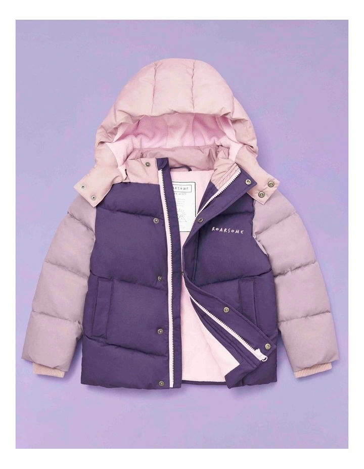 Roarsome Puffer Jacket - Twilight Purple image 2