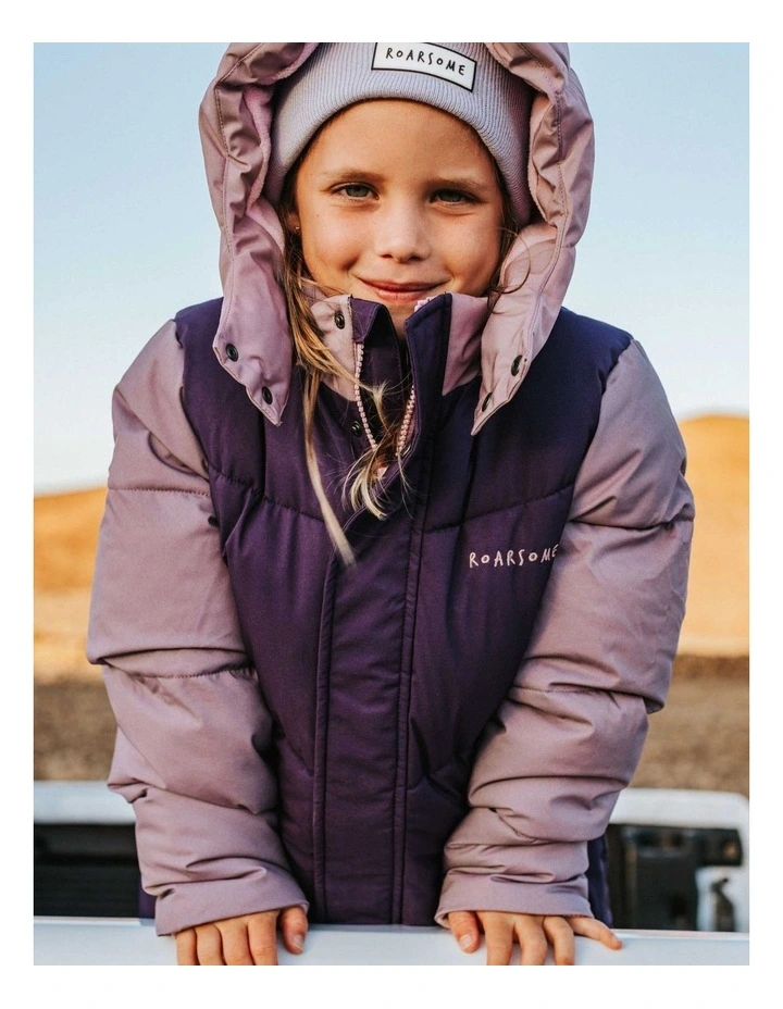 Roarsome Puffer Jacket - Twilight Purple image 5