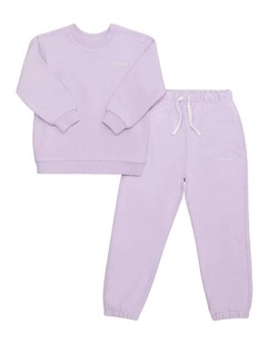 Organic Cotton Tracksuit - Dusk Lilac