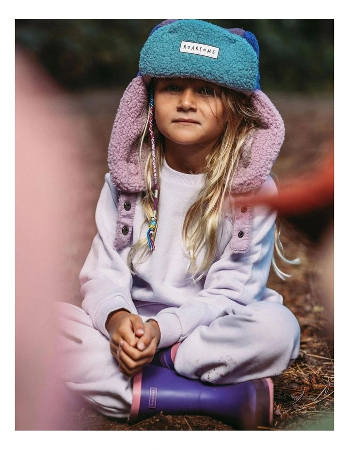 Organic Cotton Tracksuit - Dusk Lilac image 2