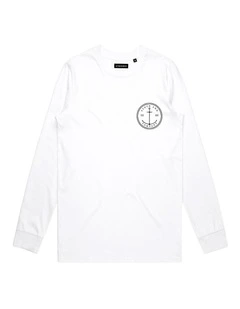 Stock & Co Anchor Long Sleeve - Youth in White
