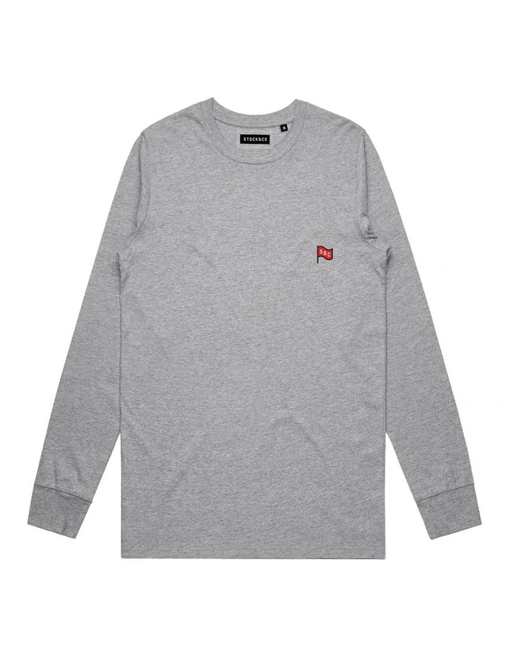 Havana Long Sleeve - Youth in Marle Grey image 1