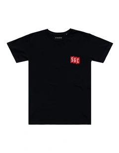 Initials Tee - Youth in Black