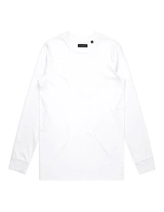 Stock Long Sleeve - Youth in White
