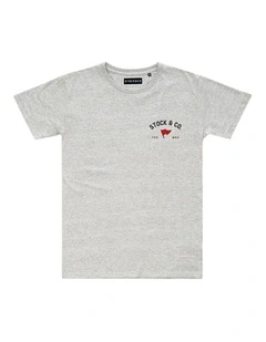 Lauderdale Tee - Youth in Marle Grey