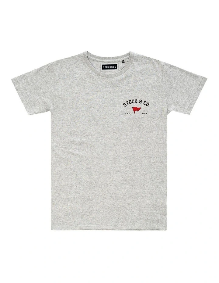 Lauderdale Tee - Youth in Marle Grey image 1