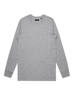 Stock Long Sleeve - Youth in Marle Grey