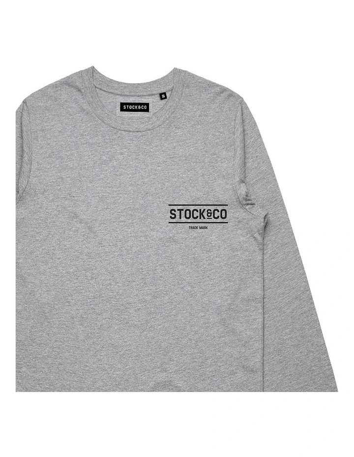 Chelsea Long Sleeve - Youth in Marle Grey image 3