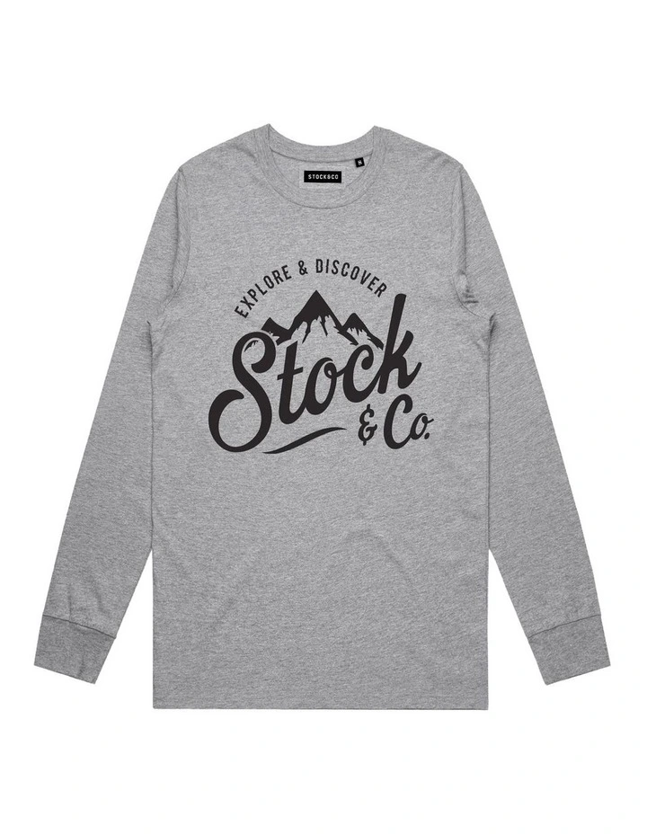 Original Explorer Long Sleeve - Youth in Marle Grey image 1
