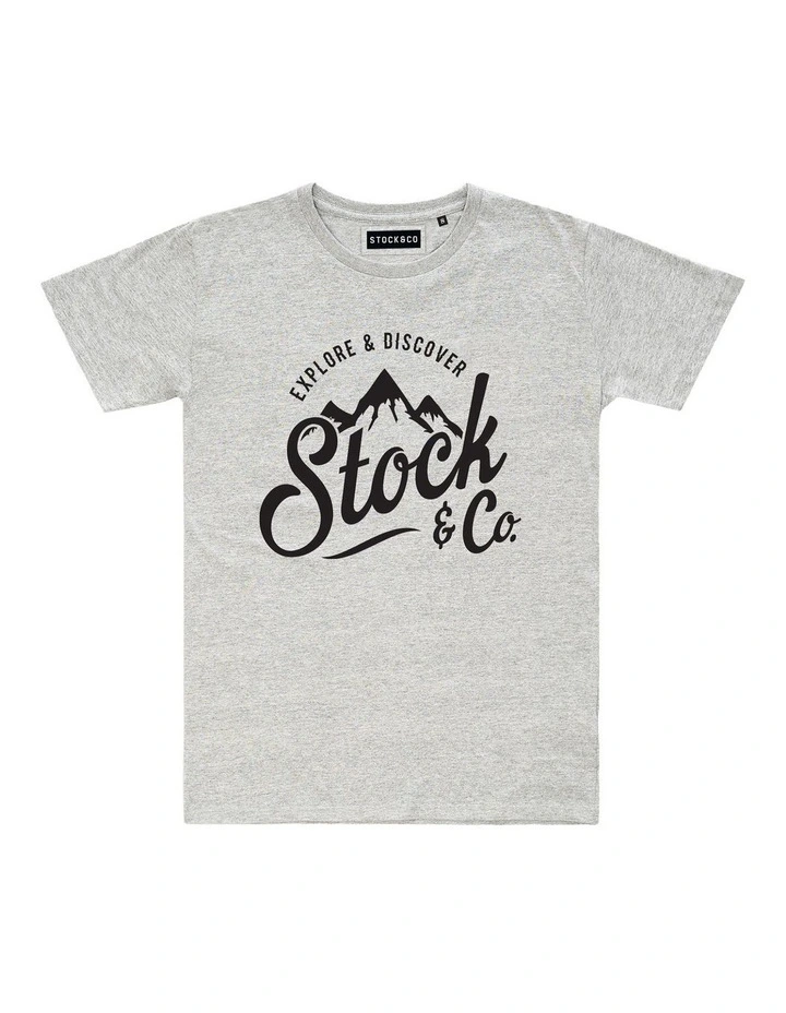 Original Explorer Tee - Youth in Marle Grey image 1