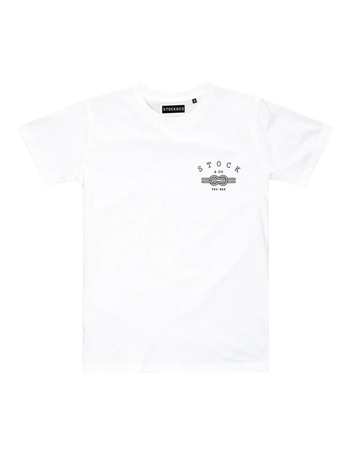 Knot Tee - Youth in White image 1