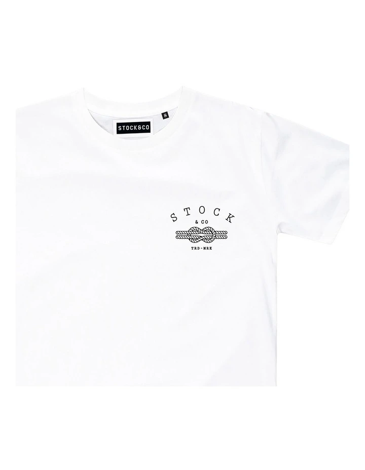 Knot Tee - Youth in White image 3