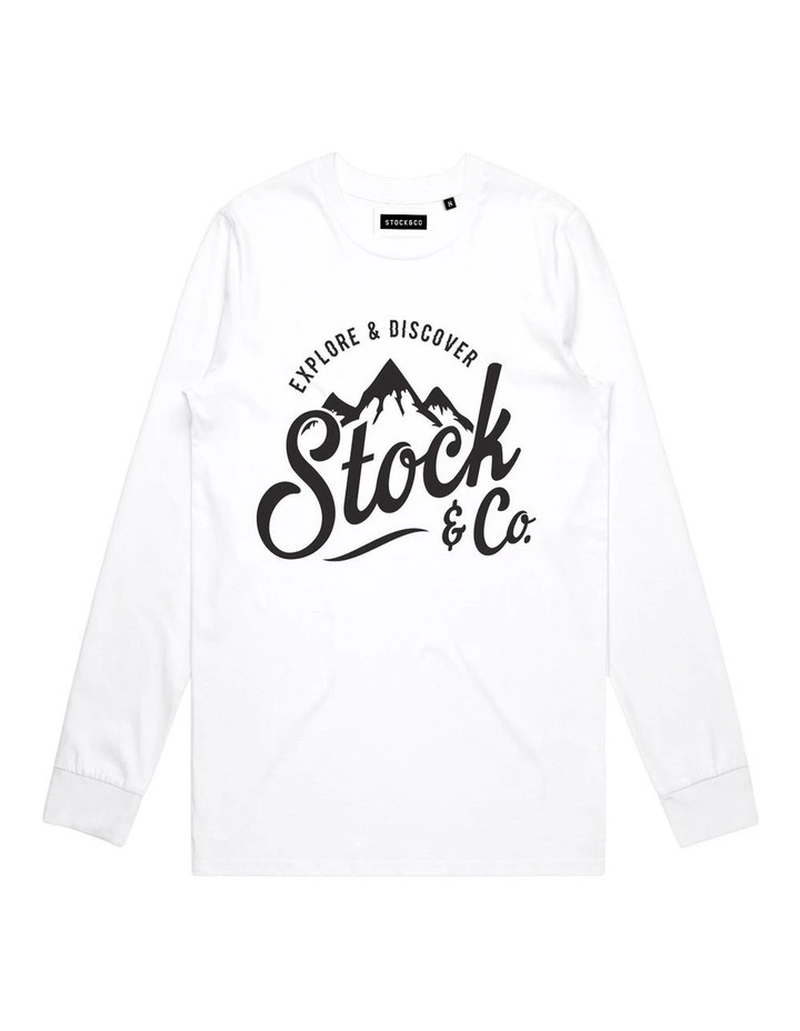Original Explorer Long Sleeve - Youth in White image 1