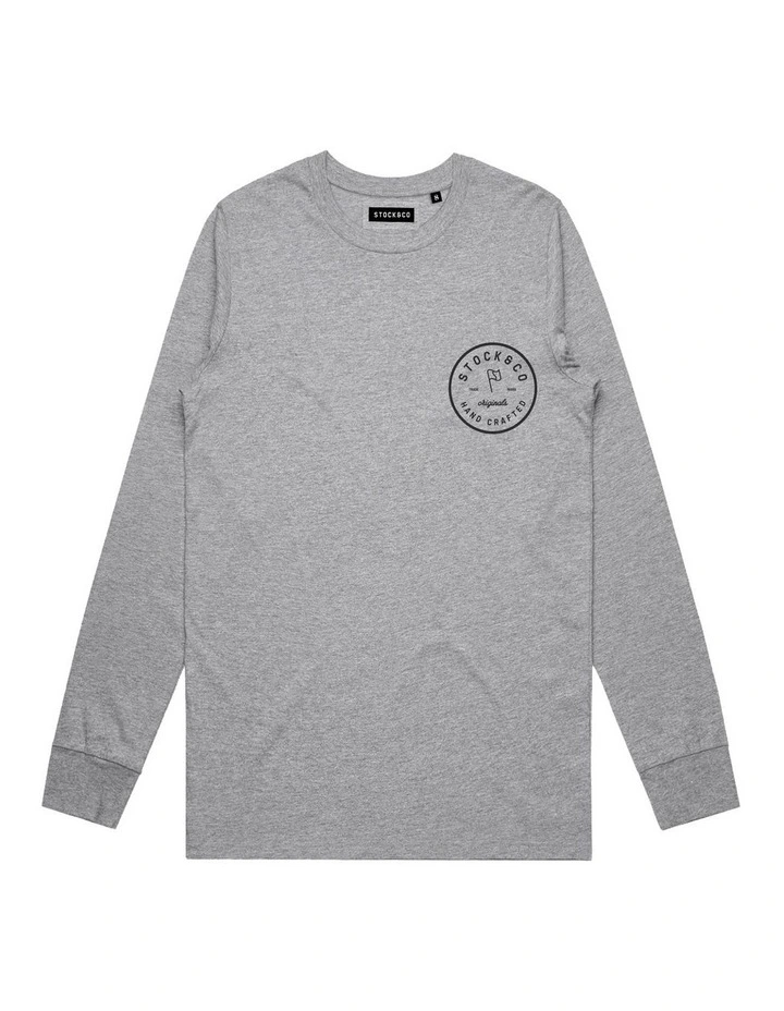 Cuba Long Sleeve - Youth in Marle Grey image 1