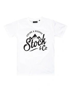 Original Explorer Tee - Youth in White
