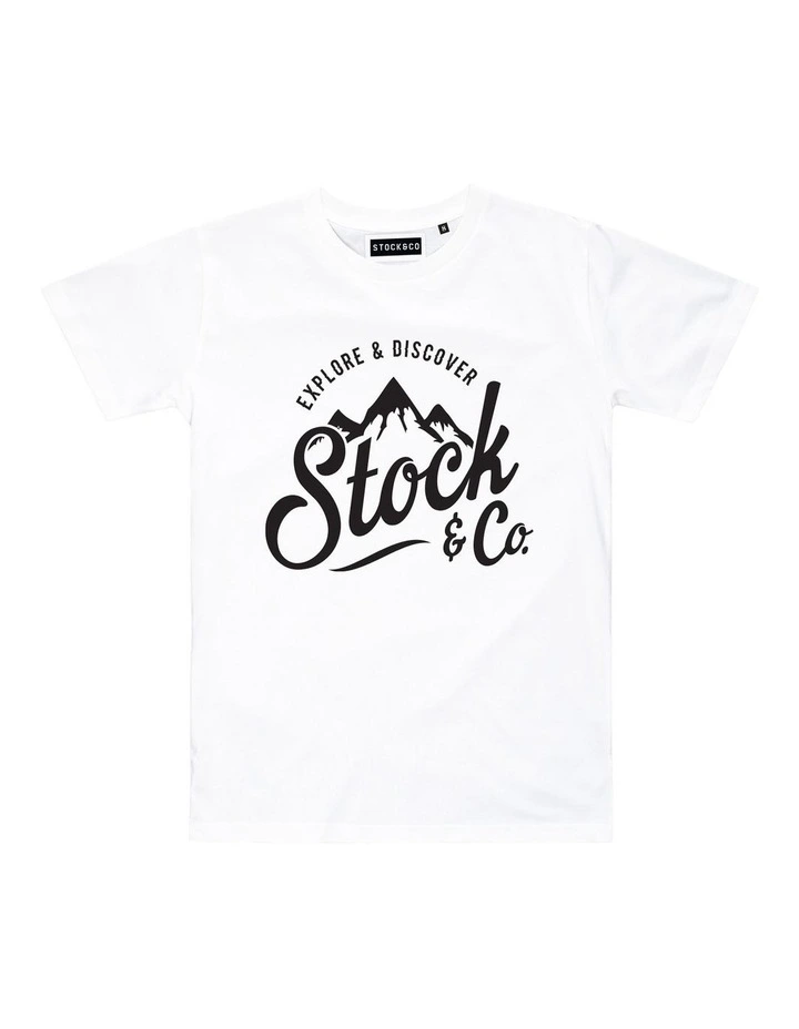 Original Explorer Tee - Youth in White image 1