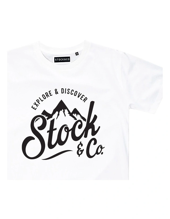 Original Explorer Tee - Youth in White image 3