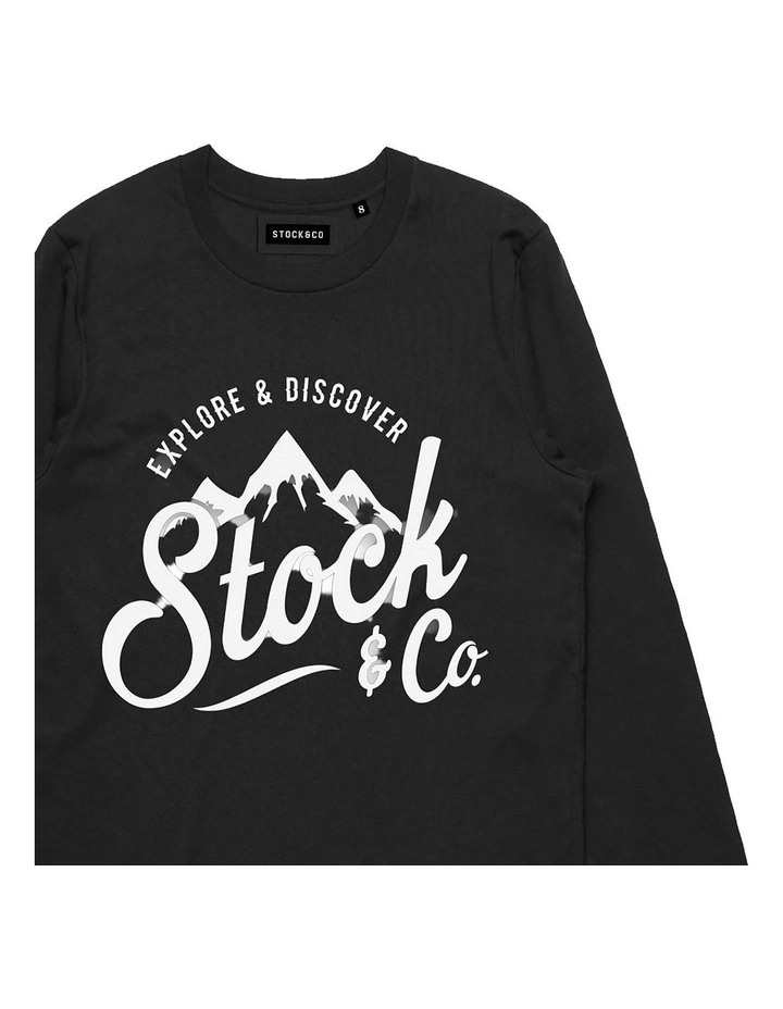 Original Explorer Long Sleeve - Youth in Black image 3