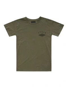 Knot Tee - Youth in Olive