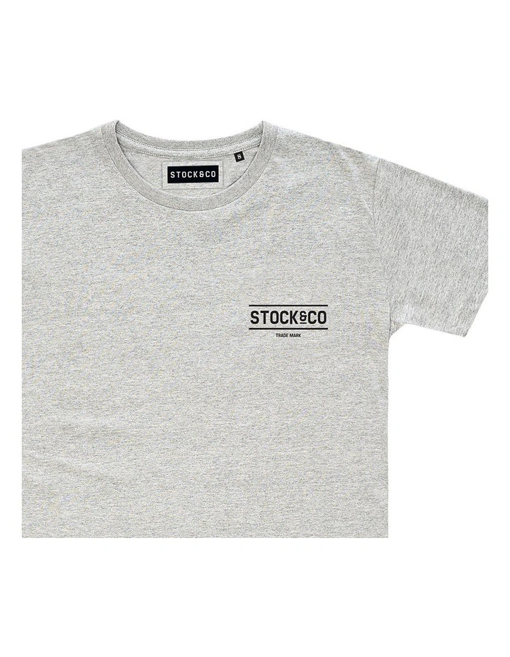 Chelsea Tee - Youth in Marle Grey image 3