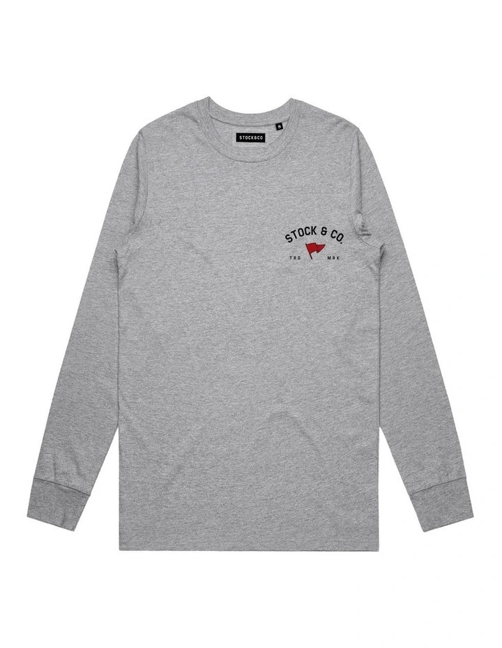 Lauderdale Long Sleeve - Youth in Marle Grey image 1