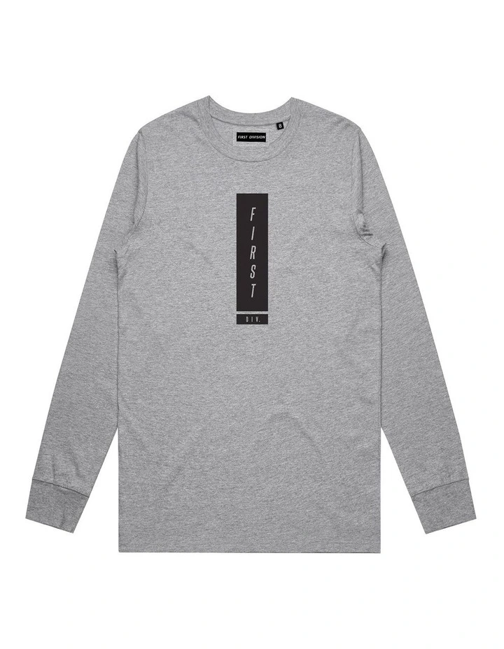 MidField Long Sleeve - Youth in Marle Grey image 1