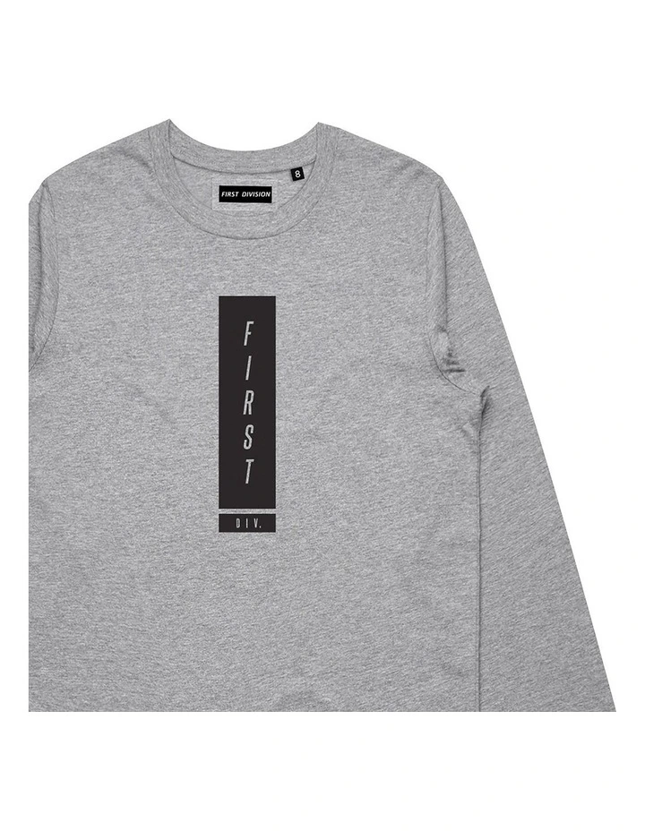 MidField Long Sleeve - Youth in Marle Grey image 3