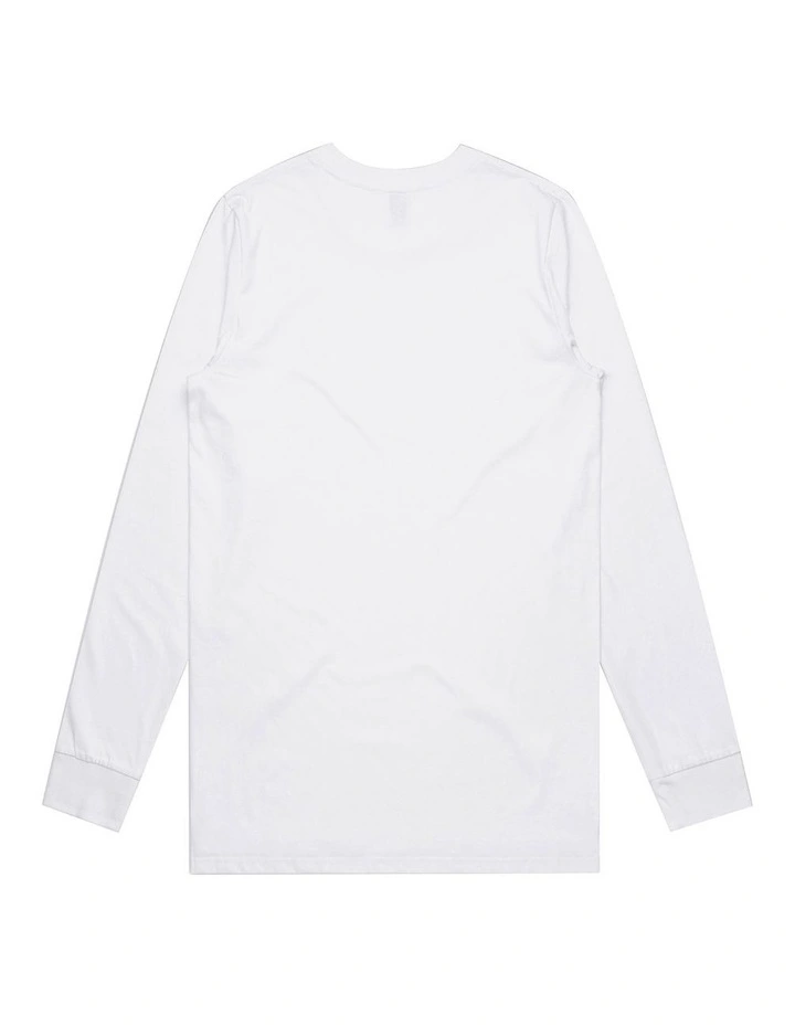 Garland Logo Long Sleeve - Youth in White image 2
