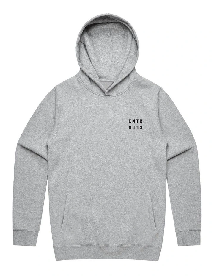 Geo Hoodie - Youth in Grey image 1