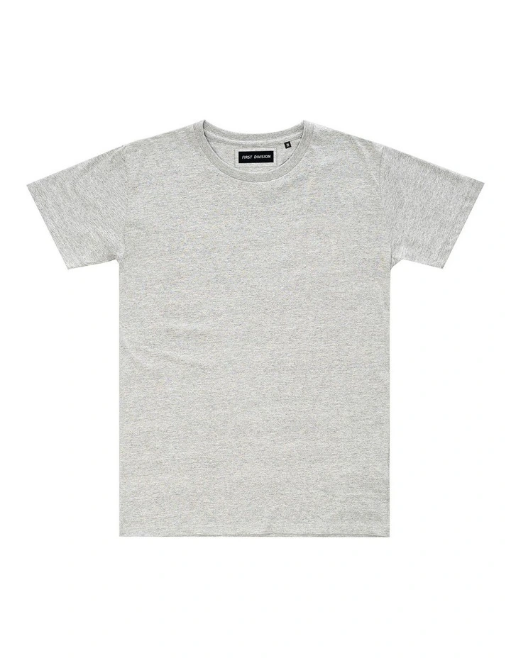 Weekender Tee - Youth in Marle Grey image 1