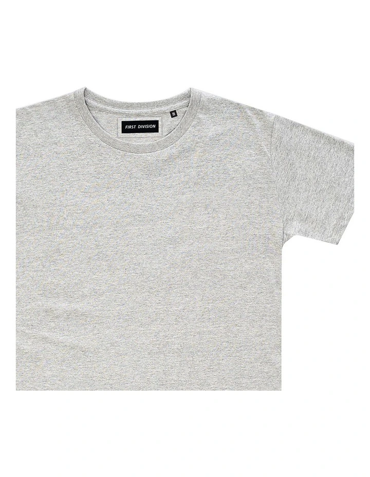Weekender Tee - Youth in Marle Grey image 3