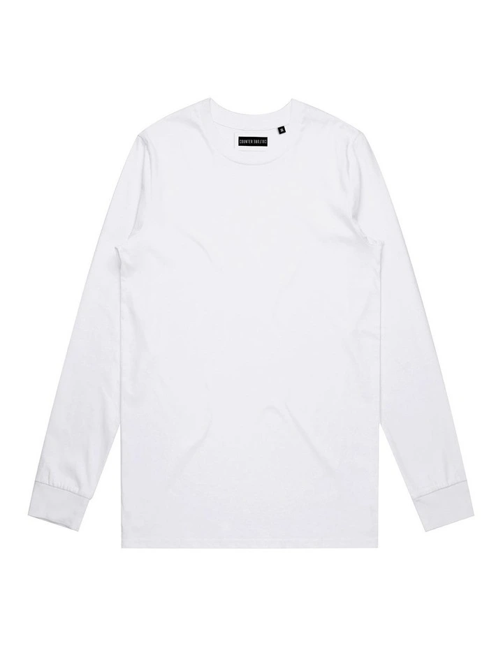 Absent Long Sleeve - Youth in White image 1