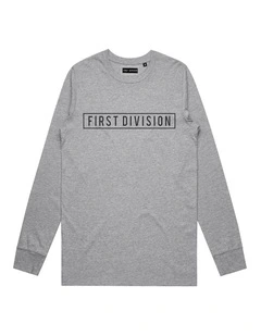 Podium Long Sleeve  - Youth in Marle Grey