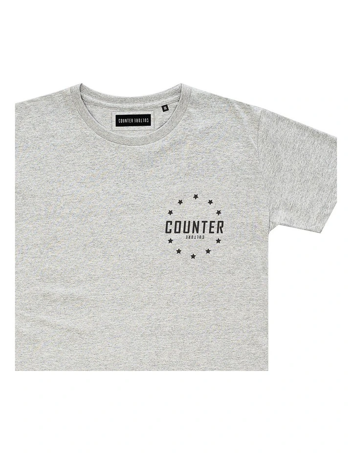 Polaris Tee - Youth in Marle Grey image 3