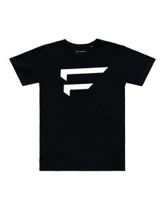 Performance Logo Tee - Youth in Black