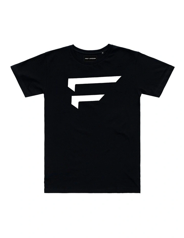 Performance Logo Tee - Youth in Black image 1
