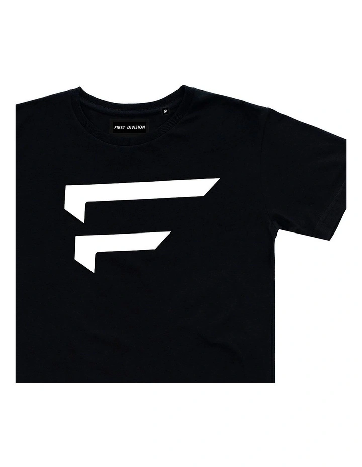 Performance Logo Tee - Youth in Black image 3